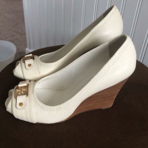 Tory Burch open toed wedge